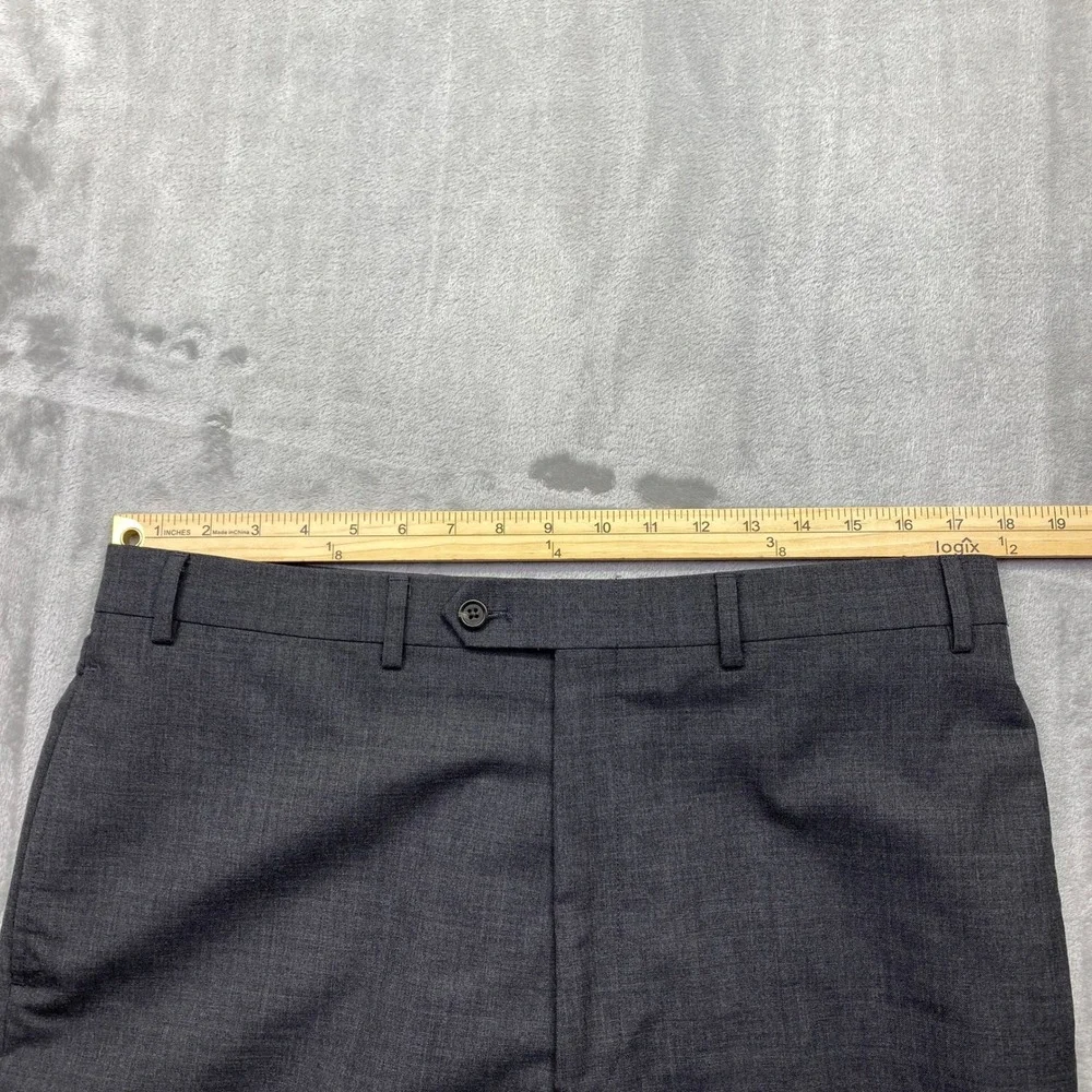 Lauren Ralph Lauren Men's Charcoal Wool Dress Pants Sz 36 Fits 35